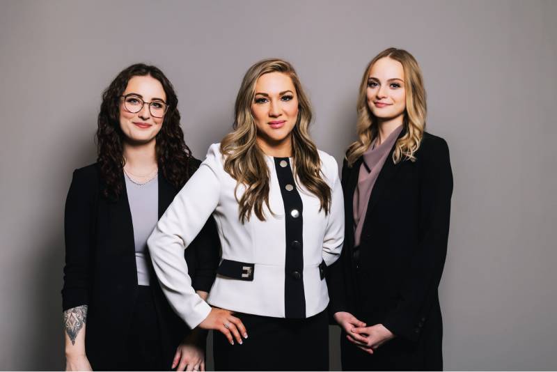 The Purser Law team in their Edmonton office